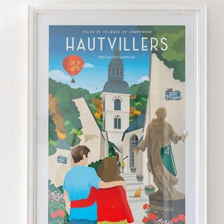 Superbe Studio 'Chardonnay' Avec Vue Sur La Vallee Hautvillers Extérieur photo